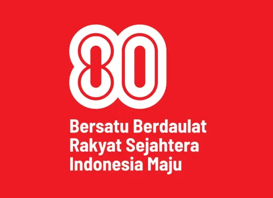 Logo HUT RI ke-80 dan Tema Kemerdekaan Indonesia 2025 (Sumber: Dok hut80ri.setneg.go.id)