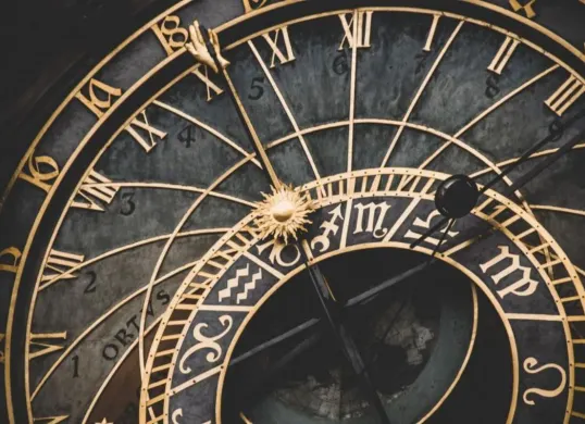 Ilustrasi simbol zodiak.