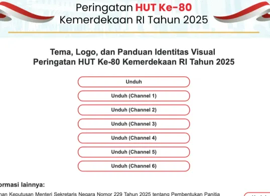 Ilustrasi link download logo HUT RI ke-80. (Sumber: hut80ri.setneg.go.id)