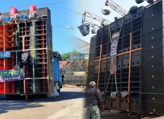 Edi sound CS kompak ganti nama sound horeg (Kolase)