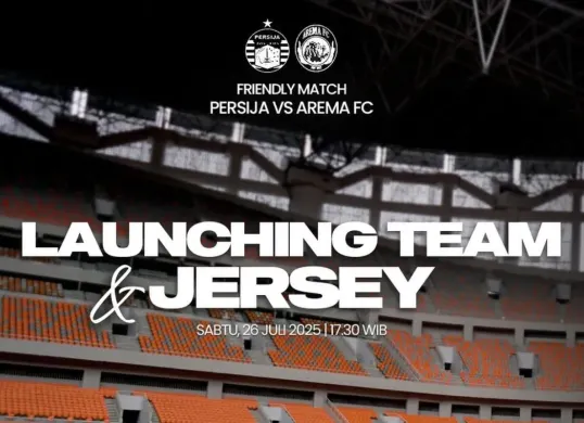 Cek di sini link live streaming Persija vs Arema nanti malam, kick off pukul 19.00 WIB. (Sumber: Instagram/@persija)