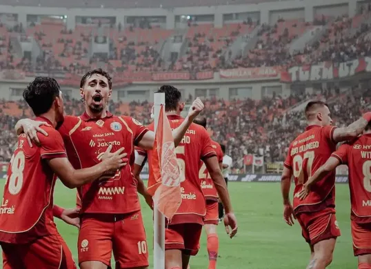 Hasil positif laga uji coba, Persija taklukkan Arema FC 3-0. (Sumber: Instagram/@persija)