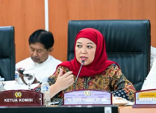 Ketua Komisi D DPRD Provinsi DKI Jakarta Yuke Yurike mendorong Pemprov Jakarta pembinaan penghuni rusun disabilitas mental. (Sumber: Dok. Sekretariat DPRD DKI)