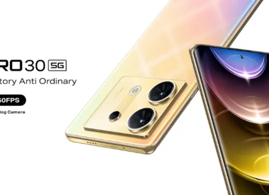 Hp kamera terbaik harga 3 jutaan salah satunya Infinix Zero 30 5G. (Sumber: id.infinixmobility.com)