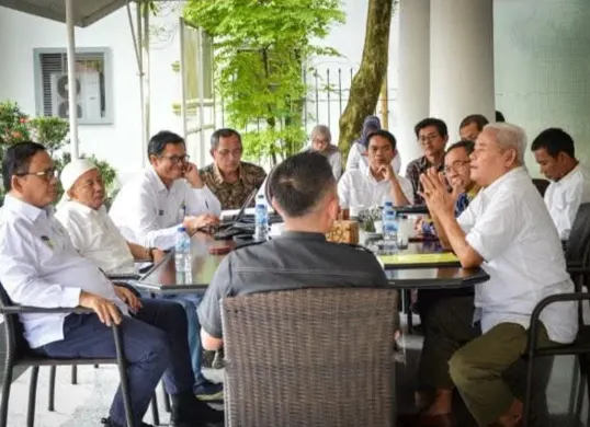 Sejumlah tokoh masyarakat di Kabupaten Lebak yang tergabung dalam BAKOR-PKC saat membahas DOB Cilangkahan. (Sumber: BAKOR-PKC)