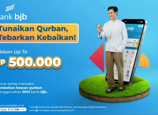 Foto: bank bjb Hadirkan Promo Tunaikan Qurban, Tebarkan Kebaikan. (Sumber: bank bjb)
