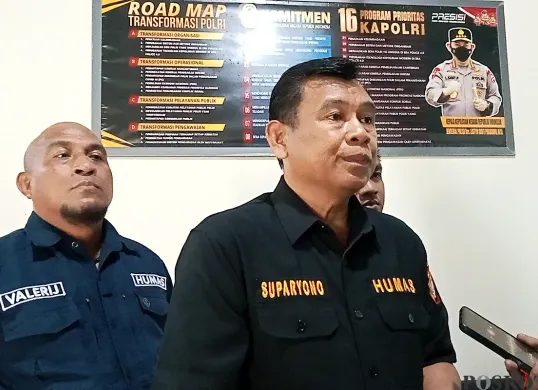 Humas Polres Metro Bekasi Kota, AKP Suparyono. (Sumber: POSKOTA | Foto: Nurpini Aulia Rapika)