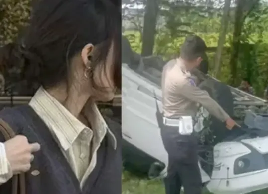 Pemilik asli mobil Porsche Cayman yang Tabrak Rush di Tol Sidoarjo ternyata bukan Hazelle Joewono You.(Sumber: TikTok/@cepoin.media)