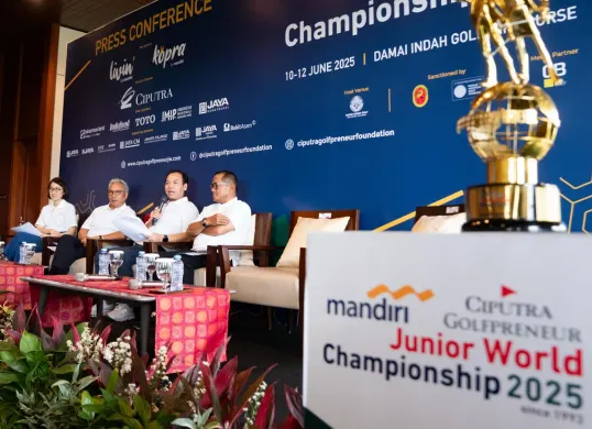 Mandiri Ciputra Golfpreneur Junior World Championship 2025 Resmi Digelar di PIK, Jakarta Utara. (Sumber: Dok. Bank Mandiri)