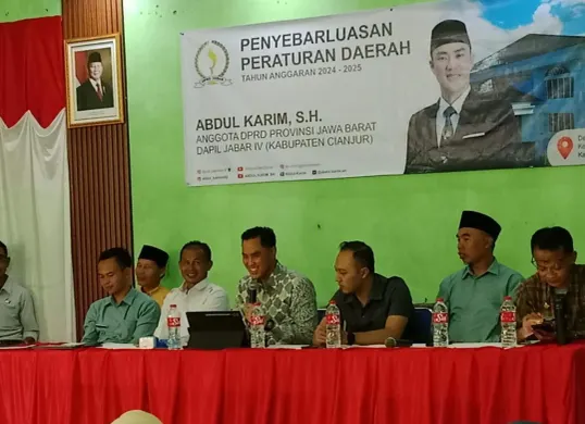 DPRD Jawa Barat Sosialisasi Perda No.14 Tahun 2019 di Cianjur, Jawa Barat. (Sumber: Dok. DPRD Jawa Barat)