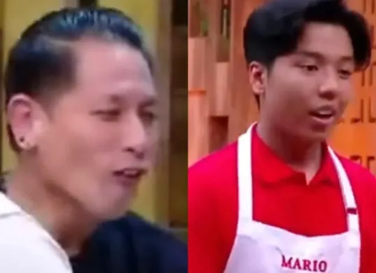 Istilah Apple Crumble viral di berbagai kolom komentar konten karena Mario Oswin dan Chef Juna dari MasterChef Indonesia. (Sumber: TikTok/@archive.003)