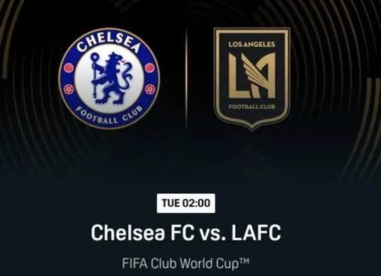 Jadwal live streaming Chelsea vs LAFC (Sumber: Dazn Footballl)
