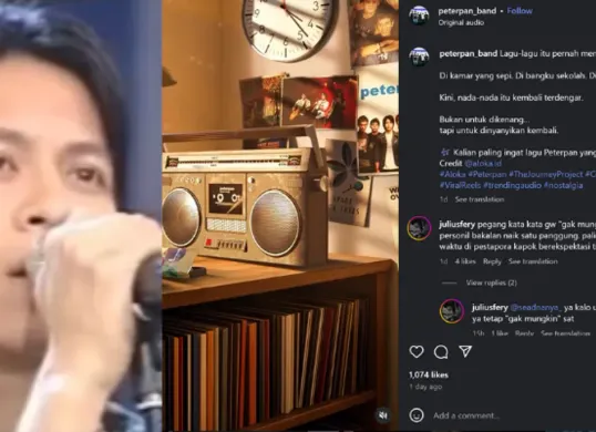 Peterpan comeback atau tidak, Simak perkembangan terbaru, respons personel, dan kemungkinan konser reuni. Baca selengkapnya di sini! (Sumber: Instagram/@peterpan_band)