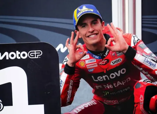 Marc Marquez Jegal Francesco (Sumber: Instagram/@marcmarquez93)