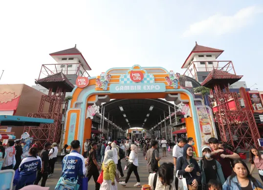 Suasana Gambir Expo di Jakarta Fair Kemayoran 2025, Jakarta Pusat. (Sumber: Dok. JFK)