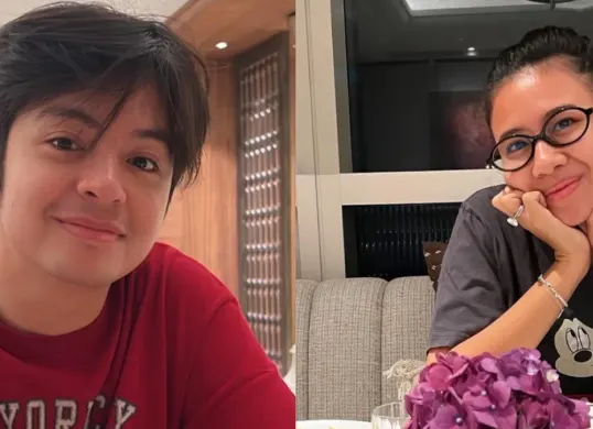Pasangan Angga Yunanda dan Shenina Cinnamon. (Sumber: Instagram @Angga dan @Sheninacinnamon)