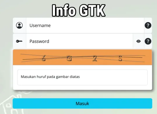 Ilustrasi halaman muka Info GTK dengan alamat link yang baru. (Sumber: Poskota/Dzikir)