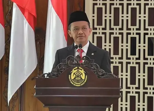 Disertasi program doktoral Bahlil Lahadalia dikabarkan dibatalkan UI, sebelumnya sempat diisukan plagiat. (Sumber: Tangkap layar/YouTube Kementerian ESDM)