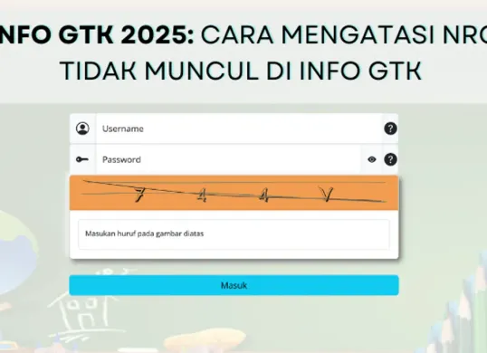 Cara cek info GTK 2025, untuk mengatasi permasalahan tidak munculnya NRG. (Sumber: Poskota/Aldi Harlanda Irawan)