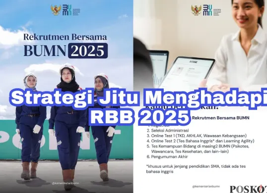 Persiapkan diri Anda dari sekarang untuk menghadapi Rekrutmen Bersama BUMN (RBB) 2025. Kesempatan emas ini tidak boleh dilewatkan! (Sumber: Poskota/Arip Apandi)