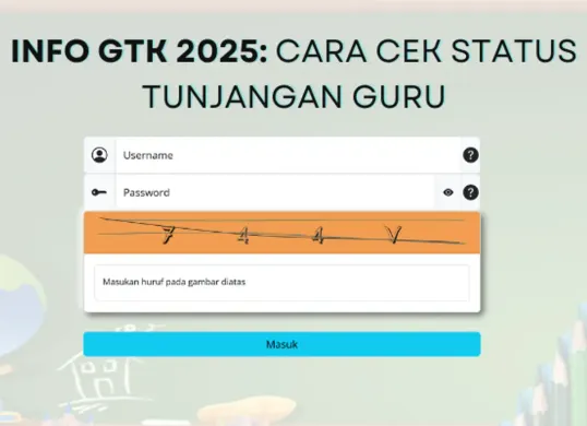 Cara cek status tunjangan dan sertifikasi guru melalui Info GTK 2025. (Sumber: Poskota/Aldi Harlanda Irawan)