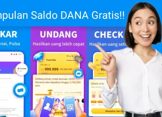 Ilustrasi aplikasi Joyit yang merupakan game penghasil saldo DANA. (Sumber: PlayStore/Freepik)
