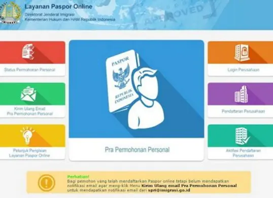 Ilustrasi cara membuat paspor online. (Sumber: Pinterest/Widodo Groho Tiatmojo)