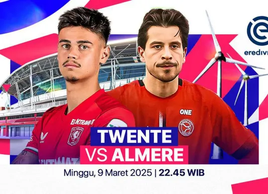 Link live streaming FC Twente vs Almere City. (Sumber: Vidio)