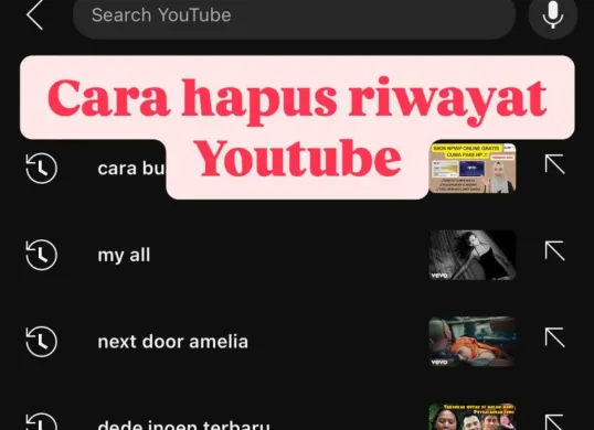 Ini 3 cara menghapus riwayat YouTube secara otomatis agar privasi tetap terjaga. (Sumber: Poskota/Shandra)