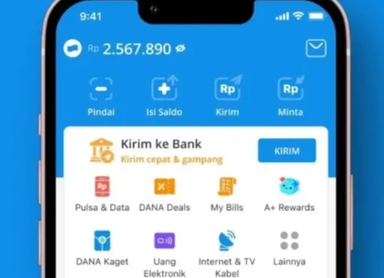 Ilustrasi - Saldo DANA hilang tiba-tiba dari akun e-wallet. (Sumber: DANA)
