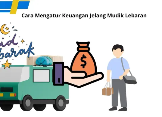 Cara menghemat jelang mudik lebaran Idul Fitri. (Canva)