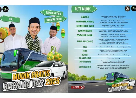 Program Mudik Bareng Ustaz Abdul Somad akan segera dibuka daftarkan melalui link berikut ini. (Sumber: Instagram Ustaz Abdul Somad)