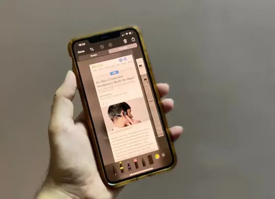 Cara mudah screenshot panjang di iPhone tanpa aplikasi tambahan. (Sumber: Pinterest/Lifehacker)