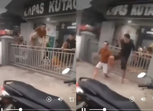 Video yang memperlihatkan puluhan napi kabur dari Lapas Kutacane Aceh viral dio media sosial. (Sumber: Tangkap layar X/@PartaiSocmed)