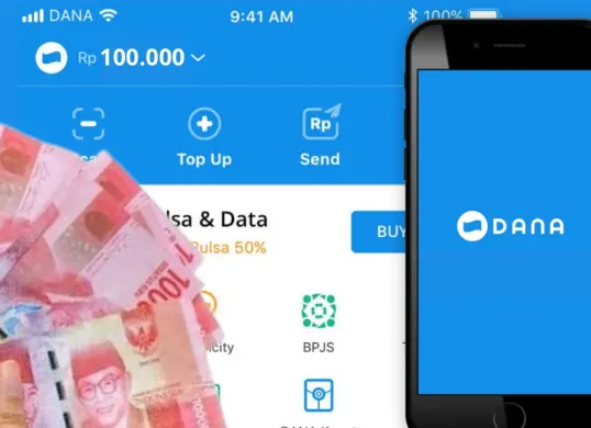 aplikasi penghasil
 saldo DANA gratis (Sumber: Poskota/Rivera Jesica)