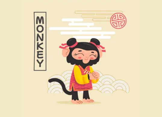 Angka hoki untuk Shio Monyet. (Sumber: Freepik)