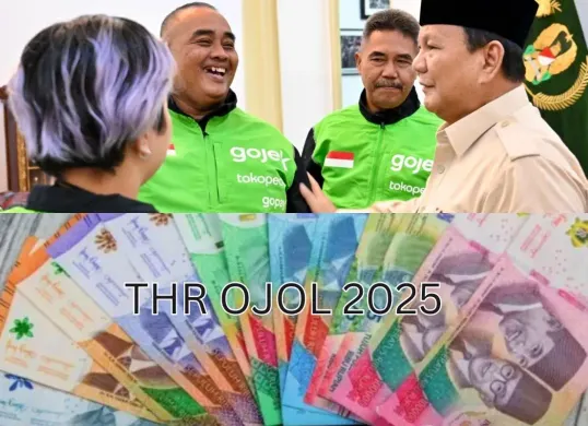 Ilustrasi regulasi THR ojol dan kurir di tahun 2025 yang telah diumumkan oleh pemerintah. (Sumber: Poskota/Dzikri)