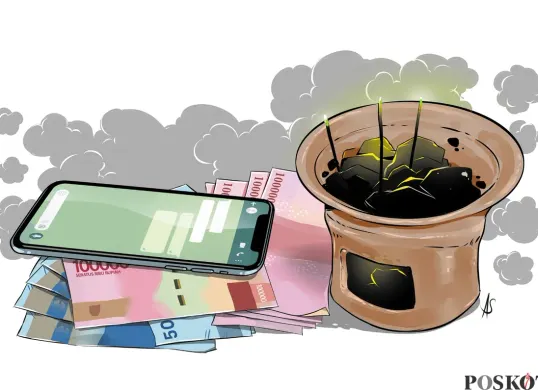 Ilustrasi pembunuhan dengan modus ritual dukun, di Jakarta Barat. (Sumber: Poskota/Arif)