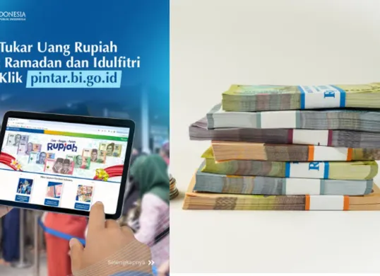 Cara tukar uang baru melalui situs PINTAR BI. (Sumber: Instagram/@bank_indonesia)