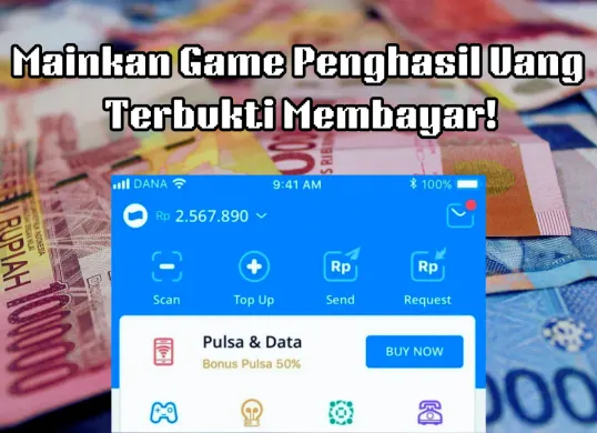 Mainkan game penghasil uang dan hasilkan saldo DANA gratis. (Sumber: Poskota/Adam Taqwa Ganefin)