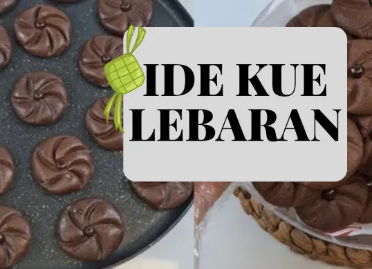 Ini resep kue kering cokelat yang cocok untuk camilan lebaran. (Sumber: Tangkapan layar YouTube Dapur Resep Simple edited Huriyyatul Wardah)