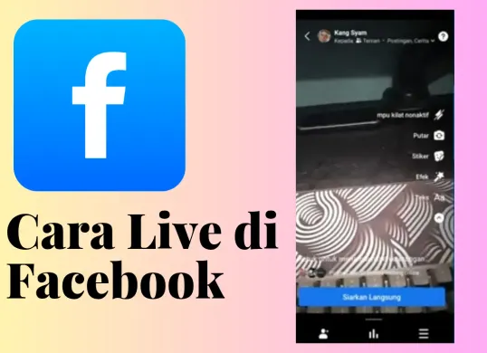 Ini cara live di Facebook. (Sumber: Tangkapan layar YouTube TutorInd edited Huriyyatul Wardah)