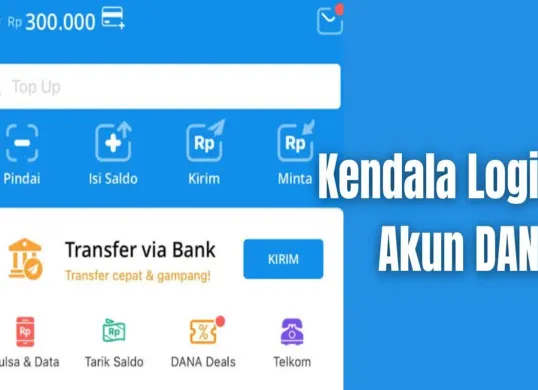 Ilustrasi - Penyebab dan solusi susah login akun DANA. (Sumber: Poskota/Fani Ferdiansyah)