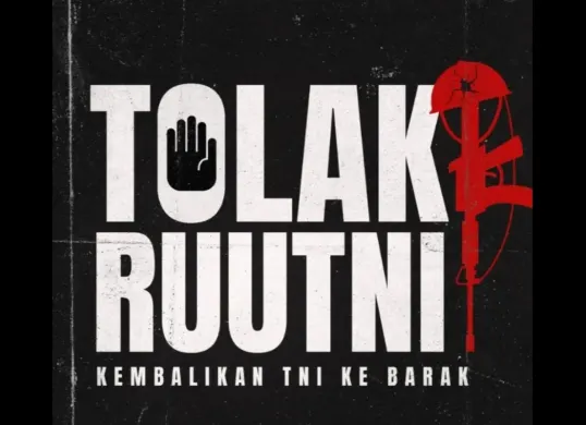 Aksi demo tolak RUU TNI (Sumber: Instagram/@yayasanlbhindonesia)