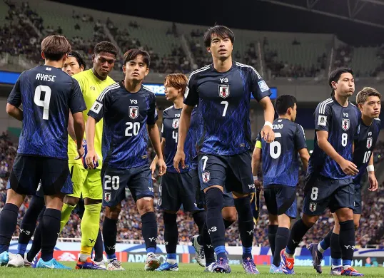 Timnas Jepang yang sudah lolos ke Piala Dunia 2026 akan bermain santai melawan Arab Saudi?. (Sumber: Instagram @japanfootballassociation)