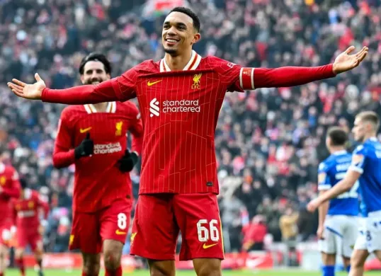 Real Madrid Alexander Arnold secara serius bahkan menunggu hingga kontaknya habis. (Sumber: Tangkapan layar/Instagram @trentarnold66)