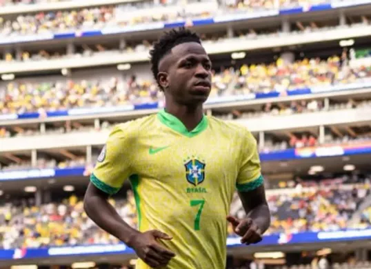 Vinicius Junior, penentu kemenangan Brazil atas Kolombia. (Sumber: Instagram/@vinijr)