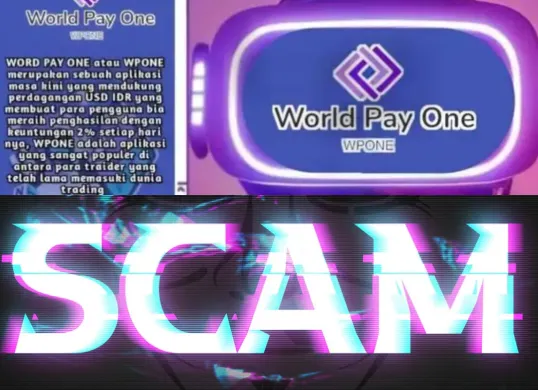 Ilustrasi aplikasi WPONE yang disebut lakukan penipuan dengan skema ponzi. (Sumber: Poskota/Dzikri)