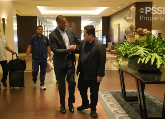 Awal mula pertemuan Erick Thohir dan Patrick Kluivert hingga jadi pelatih timnas Indonesia. (Sumber: Pssi.org)