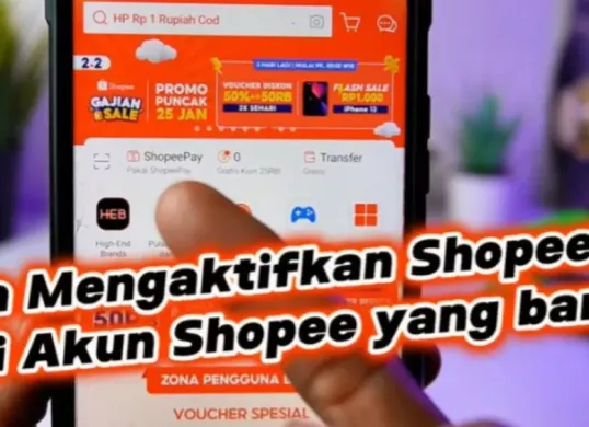 Baru pakai Shopee? Aktifkan ShopeePay cuma dalam 5 menit dan nikmati transaksi lebih mudah! (Sumber: Youtube Cara Tutorial Com)